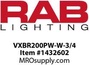 VXBR200PW-W-3/4