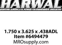 1.750 x 3.625 x .438ADL