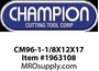 CM96-1-1/8X12X17
