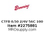 CTFB 0.50 2/4V 56C 100