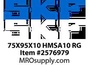 75X95X10 HMSA10 RG