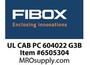 UL CAB PC 604022 G3B