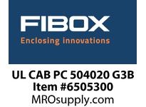 UL CAB PC 504020 G3B