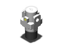 SMC AR40-03-A Air Regulator - 40mm Body, 3/8 in. Port - MROSupply.com