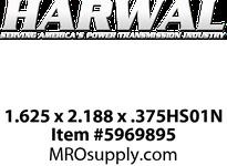 1.625 x 2.188 x .375HS01N