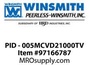 PID - 005MCVD21000TV