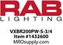 VXBR200PW-S-3/4