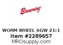 WORM WHEEL 6GW 21:1