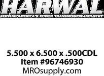 5.500 x 6.500 x .500CDL