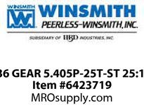 5636 GEAR 5.405P-25T-ST 25:1 5C