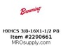 HXHCS 3/8-16X1-1/2 P8