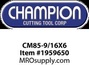 CM85-9/16X6