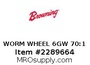WORM WHEEL 6GW 70:1