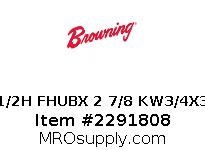 2 1/2H FHUBX 2 7/8 KW3/4X3/8