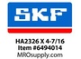 HA2326 X 4-7/16