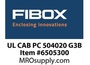 UL CAB PC 504020 G3B