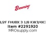 3 1/2F FHUBX 3 1/8 KW3/4X3/8