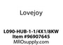 L090-HUB-1-1/4X1/8KW