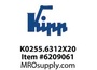 K0255.6312X20