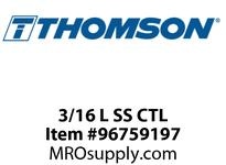 3/16 L SS CTL