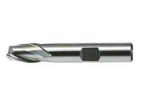 Drill America High-Speed Steel End Mill – 2 Flute, Square End, 3/4” Diameter, 1-5/8” Cut Length