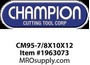 CM95-7/8X10X12