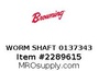 WORM SHAFT 0137343