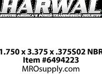 1.750 x 3.375 x .375S02 NBR