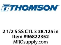 2 1/2 S SS CTL x 38.125 in