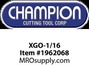 XGO-1/16
