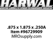 .875 x 1.875 x .250A