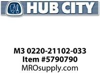 M3 0220-21102-033
