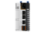 Inovance Easy521-0808TN 8 x sink/source digital inputs 8 x sink transistor outputs 2 x Ethernet 1 x EtherCAT 1 x RS485 1 x USB type C supports up to 8 axes (EtherCAT + pulse control) supports CAM supports 2 x RS232 /485 expansion cards and CAN comm
