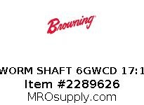 WORM SHAFT 6GWCD 17:1