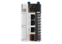 Inovance Easy523-0808TN 8 x sink/source digital inputs 8 x sink transistor outputs 2 x Ethernet 1 x EtherCAT 1 x RS485 1 x USB type C supports up to 32 axes (EtherCAT + pulse control) supports CAM supports 2 x RS232 /485 expansion cards and CAN com