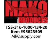 TSS-316-1000-134-20