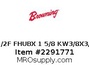 2 1/2F FHUBX 1 5/8 KW3/8X3/16