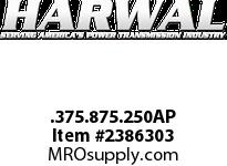 .375 x .875 x .250AP