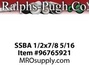 SSBA 1/2x7/8 5/16