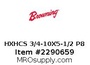 HXHCS 3/4-10X5-1/2 P8