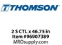 2 S CTL x 46.75 in