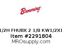 2 1/2H FHUBX 2 1/8 KW1/2X1/4