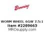 WORM WHEEL 6GW 7.5:1
