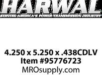 4.250 x 5.250 x .438CDLV