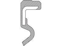 Timken 710562 Small Bore Inch Oil Seal, NBR Single Lip, Under 3