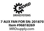 16321617 AUX FAN FOR SN: 201870229-100