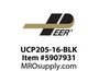 UCP205-16-BLK