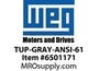 TUP-GRAY-ANSI-61
