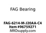 FAG-6214-M-J20AA-C4
