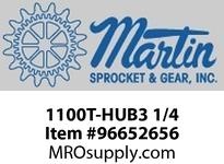 1100T-HUB3 1/4